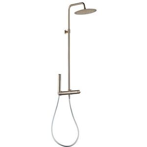 Essebagno - Luisa Duschsäule mechanisch Edelstahl-Look