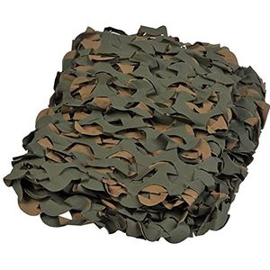 CamoSystems Camouflagenet, premium serie, 3 x 2,4 m, bruin en groen, normale snit, niet versterkt, jacht, fotografie, apffut, militair, airsoft, bushcraft, schaduw, pergola, decoratie