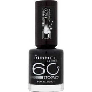 Rimmel London 60 seconds finish Nagellak - 800 Black Out