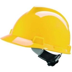 MSA V-Gard veiligheidshelm Geel Schuifverstelling