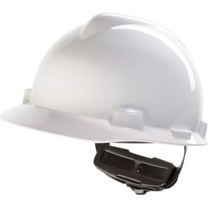 MSA V-Gard Helm - Unisex - Wit - One Size