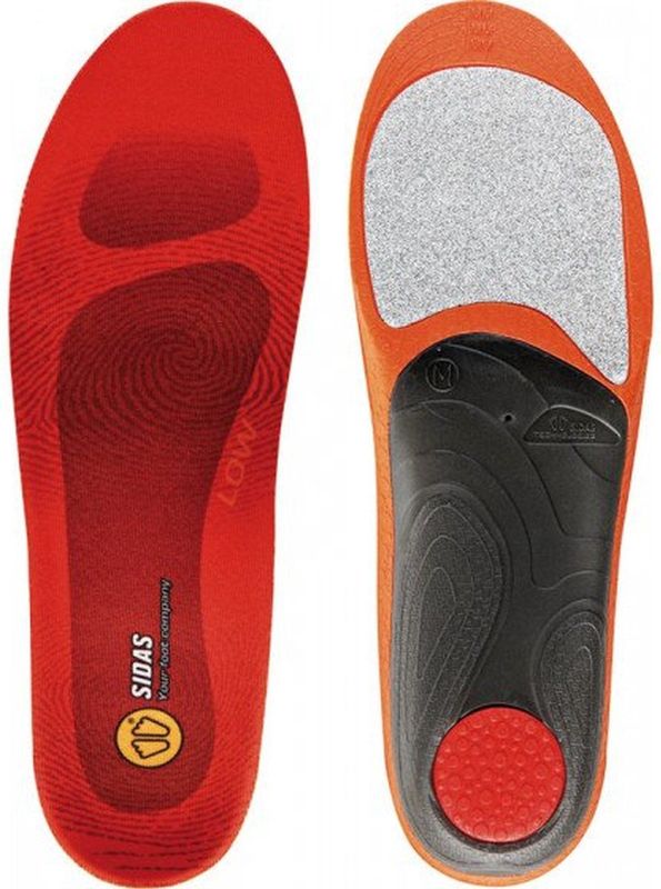 Sidas - Winter 3Feet Low - Inlegzolen - Unisex - Aluminium - Oranje