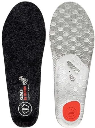 Sidas - Winter 3D Merino - Inlegzool - Zwart/Grijs - Merinowol/EVA