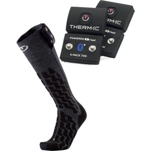 Thermic - Heat Fusion Uni - Verwarmde Sokken - Zwart - Set met S-Pack 700B