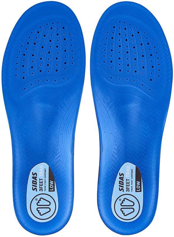 Sidas - 3Feet Trail Low - Inlegzolen - Blauw - Voor Unisex