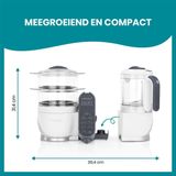 Keukenrobot Babymoov Nutribaby - Industrieel Grijs