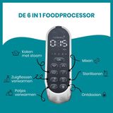 Keukenrobot Babymoov Nutribaby - Industrieel Grijs