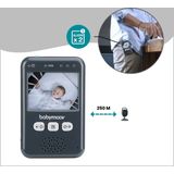 Babymoov Babyphone Caméra Essential, Ecran 2.4"", Portée de 250m & Kit Mural Inclus, Mode VOX