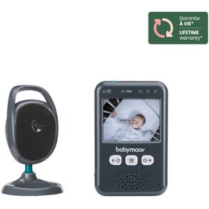 Babymoov - Babyfoon Essential - Zwart - 250m Bereik - Eenvoudige Bediening