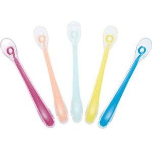Babymoov Spoons Silicone lepeltje voor Kinderen 6m+ 5 st