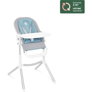 Babymoov Kinderstoel Slick – 2-in-1 – dienblad met dubbele opening en babywip met verloopstuk voor pasgeborenen (grijs)