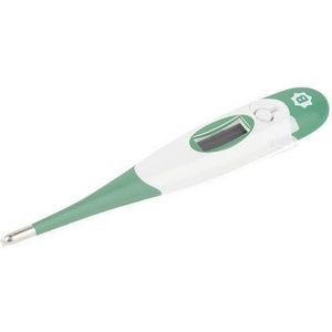 Badabulle Digitale thermometer (mond-, rectale en oksel), 10 seconden chrono, flexibel mondstuk, temperatuurgeheugen, temperatuur bij 0,1 °C