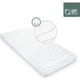 Babymoov Cosy'Lite Ergonomische babymatras, 60 x 120 cm, comfort en ondersteuning, voor wervelkolom en rond hoofd, schuim met hoge dichtheid, 10 cm, gemaakt in Portugal, afneembare overtrek, Öko-Tex