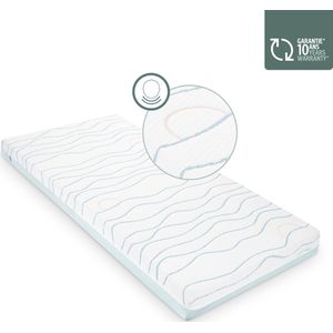 Babymoov Ergonomisch Babymatras Cosy'Lite 70x140 cm - Comfort en Optimale Steun voor de Wervelkolom & Rond Hoofdje - Schuim met Hoge Dichtheid 10 cm - Verwijderbare Hoes - Oeko-Tex certificering