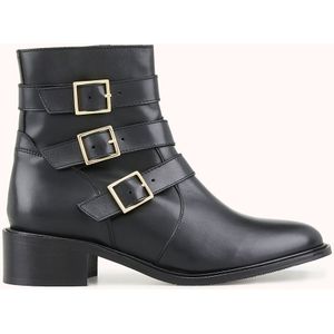 Leren bottines Vilna COSMOPARIS. Leer materiaal. Maten 38. Zwart kleur