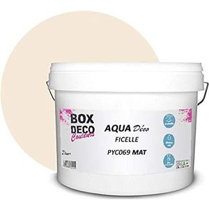 Acryl-muurverf, mat, Aqua Déco, 10 l/100 m², beige