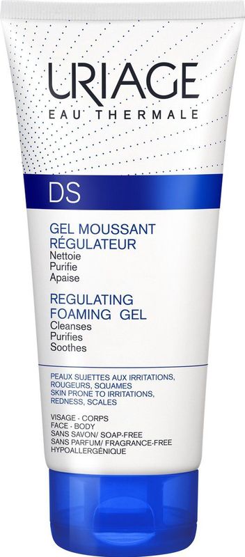 Uriage - DS Regulating Foaming Gel - Gezichtsreiniging - 200ml - Thermaal Water