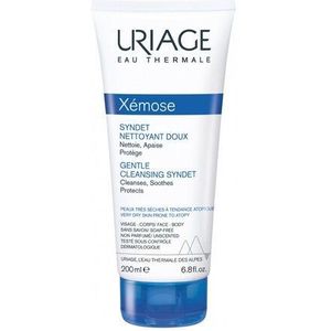 Uriage Xémose Gentle Cleansing Syndet Zachte Reinigings Gelcrème voor Droge tot Atopie Huid 200 ml