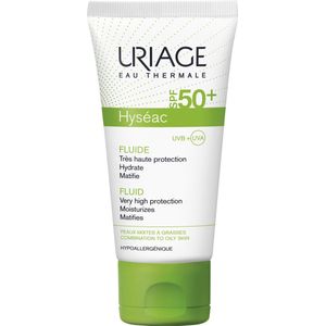 Uriage - Hyseac Fluid - Zonnebrand - SPF50+ - 50 ml