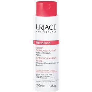 Uriage Roséliane Dermo-Cleansing Fluid Reinigende Fluid voor Gevoelige Huid met Neiging tot Roodheid 250 ml
