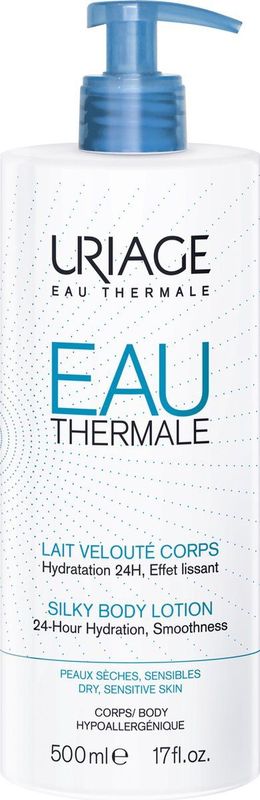 Uriage - Eau Thermale Silky Body Lotion - 500ml - Hydraterend - Romig