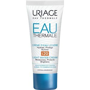 Uriage - Eau Thermale Water Cream - Zonnebrand - SPF20