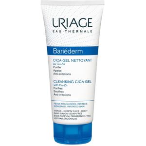Uriage - Bariéderm Cleansing Cica-Gel - 200 ml - Gezichtscleansers