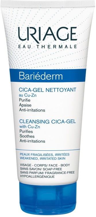 Uriage - Bariéderm Cleansing Cica-Gel - 200 ml - Gezichtscleansers