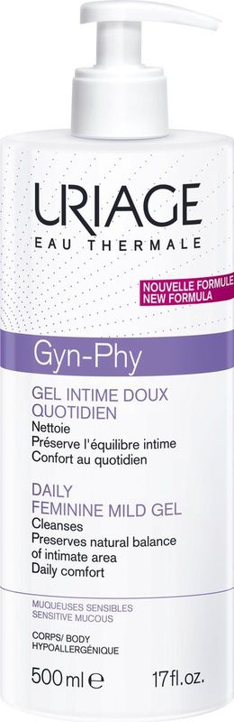 Uriage - GYN-PHY - Intieme Reiniging - 500 Milliliter - Zachte Formule