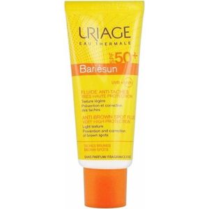 Uriage - Bariésun - Anti-Brown Spot Fluid - 40 ml - SPF 50+ - Vochtinbrengende en Beschermende Vloeistof