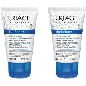 Uriage - Bariéderm CiCA - Handcrème - Duo Verpakking - Hypoallergeen