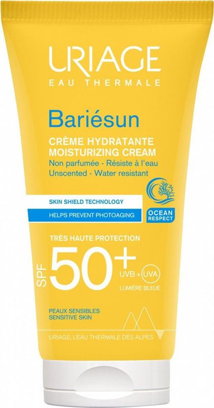 Uriage - Bariésun - Hydraterende Crème - Ongeparfumeerd - SPF50+