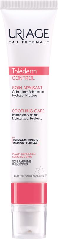 Uriage Toléderm Control Soothing Care Kalmerende Verzorging voor Gevoelige en Intolerante Huid 40 ml