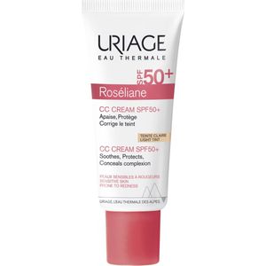 Uriage Roséliane CC Cream SPF 50+ CC-crème tegen een rode huid SPF 50+ Tint Light Tint 40 ml