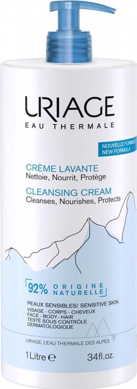 Uriage - Cleansing Cream - Gezichtsreiniger - 1000ml