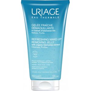 Uriage Eau Thermale Make-Up Removing Jelly Verfrissende Reinigingsgel voor Gemengde en Vette Huid 150 ml