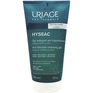 Uriage - Hyseac - Gezichtsreiniger - Transparant - Zeepvrij, Hypoallergeen