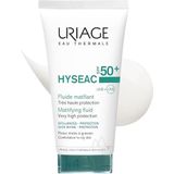 Uriage - Hyseac Mattifying Fluid - Zonnebrand - SPF50+ - Hypoallergeen