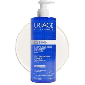 Uriage DS HAIR Soft Balancing Shampoo Reinigende Shampoo  voor Gevoelige Hoofdhuid 500 ml