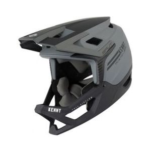 kenny split volgelaatshelm zwart  grijs
