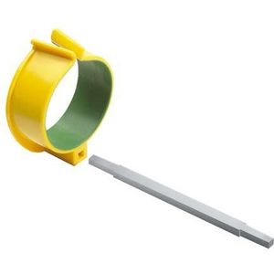 Mundus 33069 houder voor armen, ergonomisch, aluminium, 20,6 x 10,6 x 12,8 cm, groen