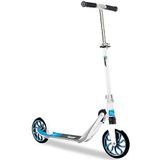 BEEPER - Scooter voor jongeren en volwassenen, wielen 8 inch, vering voor City Scoot met of zonder voorrem - met voorrem, kleur - wit