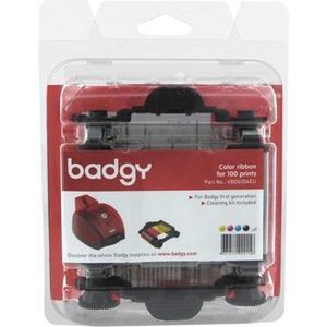 Evolis - Kleurband en Reinigingskit - Voor Badgy Printers - Tot 100 Kaarten