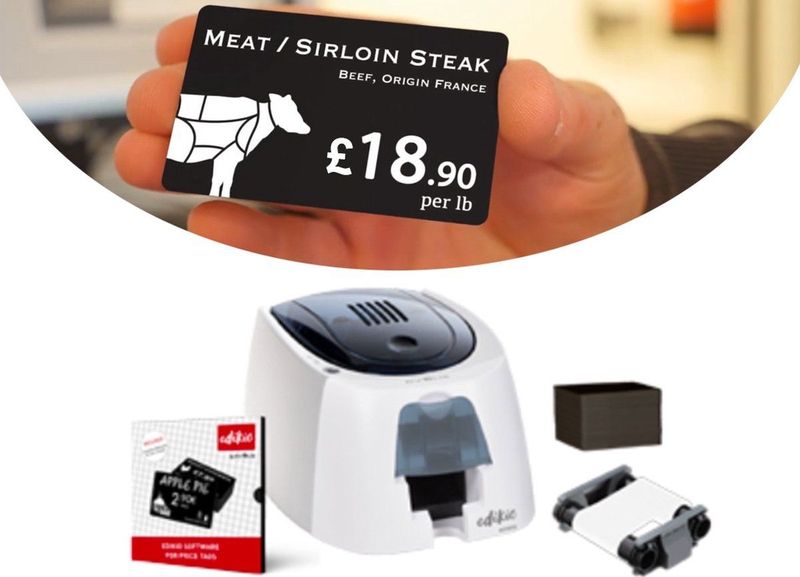 Edikio - Access - Cardprinter - Zwart - Inclusief Edikio Lite Software en Mat Zwarte Kaarten