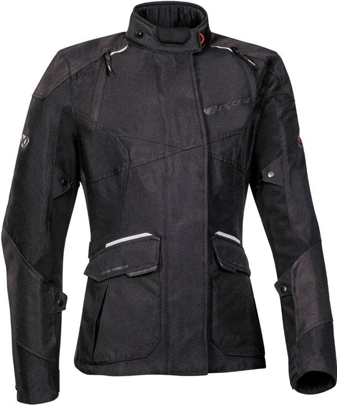 Ixon Balder Lady Zwart Textiele Motorjas - Maat XS - Jas