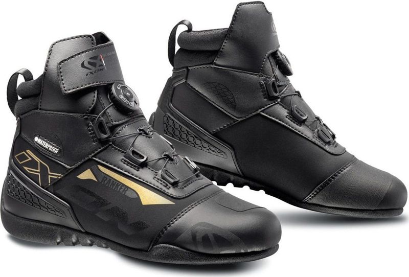 Ixon - Ranker - Motorschoenen - Zwart - Waterdicht - Leer