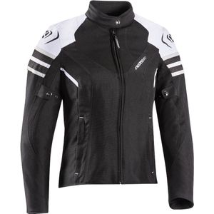 Ixon - Ilana Evo - Textiele Motorjas - Zwart Wit Grijs - Dames