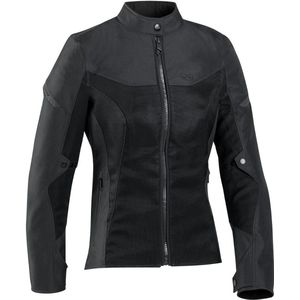 Ixon - Fresh Lady - Motorjas - Zwart - Polyester - CE Level 1 Bescherming
