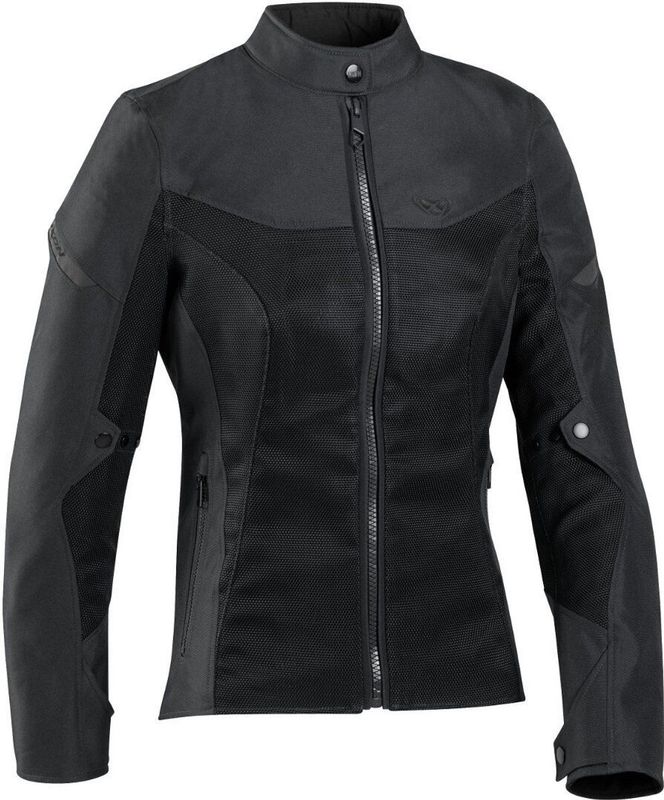 Ixon - Fresh Lady - Motorjas - Zwart - Polyester - CE Level 1 Bescherming