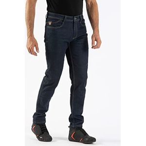 IXON Kevin Motorfiets Jeans (Dark Blue, 29)